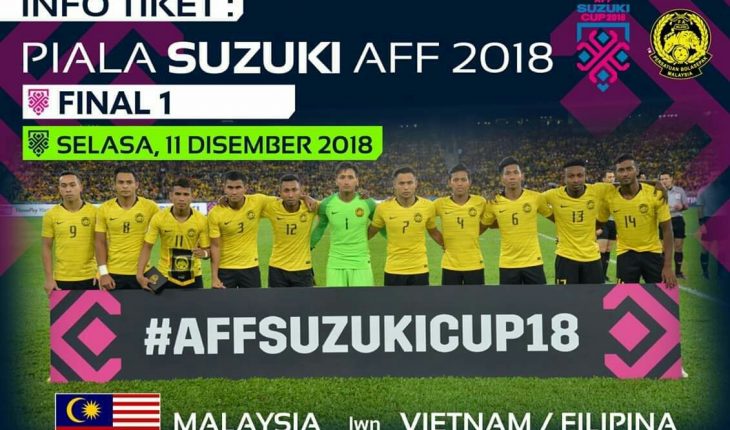 Tiket Akhir Piala Suzuki AFF 2018 Dijual Online Esok