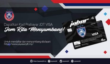 JDT Lancar Kad Visa dan Keahlian, Tiga Pakej Ditawarkan!