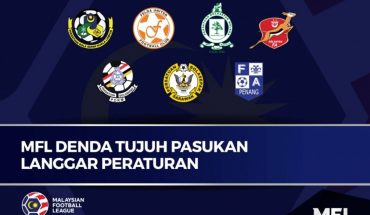 MFL Denda 7 Pasukan Liga Malaysia, Pemotongan 50% Daripada Jumlah Geran Tahunan