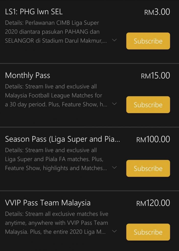 Cara Tonton Live Streaming Liga Malaysia di Unifi PlayTV